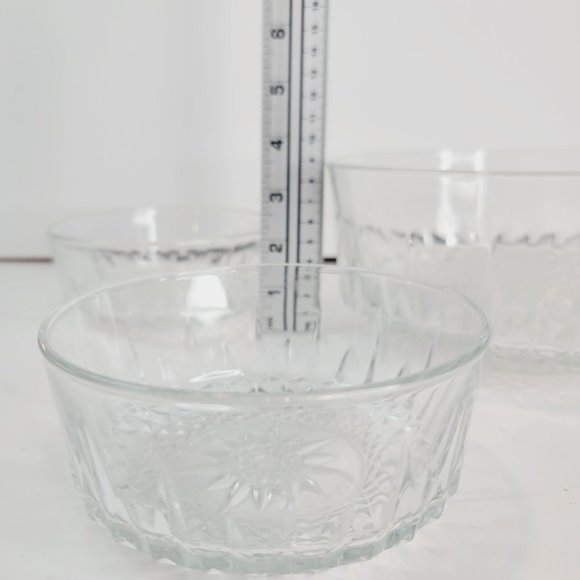 Lot of 3 Cut Crystal Bowls - Picture 5 of 9